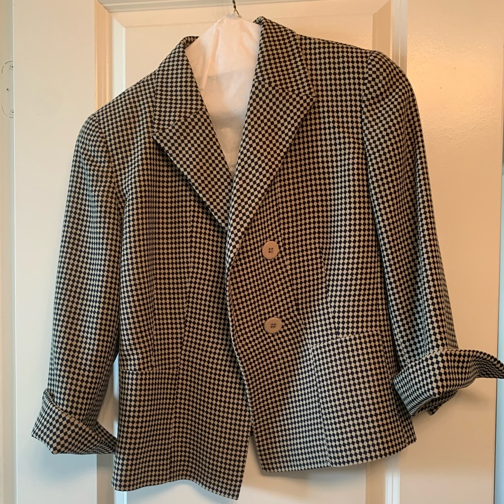 Armani Collezioni Checkered Jacket